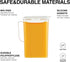 LocknLock Aqua Fridge Door Water Jug with Handle, BPA Free Plastic Pitcher with Flip Top Lid, 2 Quarts, Ivory