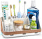 GFWARE Bathroom Countertop Organizer - Detachable 7 Slots Kids Electric Toothbrush and