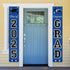 DAZONGE Blue Graduation Decorations 2025, Congrats Grad Porch Banner for Graduation Party Decorations