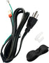 3903-001003 Refrigerator Power Cord for Samsung, Compatible with Kenmore Elite, RF28T5001SR, RH29H8000SR, RF28HMEDBSR