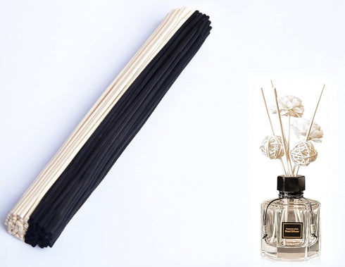 Reed Diffuser Sticks, 10 Inch Natural Rattan Wood Sticks, Essential Oil Aroma Diffuser Replacement Sticks for Fragrance