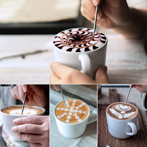 Milk Frothing Pitcher, 350ml (12oz) Stainless Steel Steaming Pitcher for Coffee, Cappuccino, Latte Art, Gold