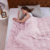 48"x72" 15lbs Summer L'AGRATY Weighted Blanket - Cooling Breathable Heavy Blanket Microfiber Material with Glass Beads