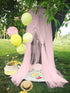 ESUPPORT Dome Princess Bed Canopy Round Lace Mosquito Net Play Tent Hanging House Decoration Netting Curtains
