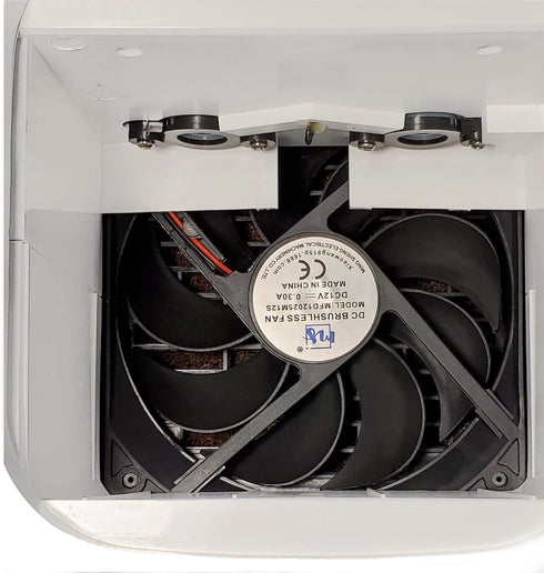 CHILL | personal air cooler | portable mini evaporative air conditioner | five speed fan | twin water misters |