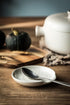 Ceramic Spoon Rest for Stove Top - Large Utensil Holder for Counter, Dishwasher Safe Farmhouse Kitchen Decor