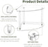 2 9.5x9.5x8 Inch, Countertop Sezanrpt Tier Acrylic Corner Shelf Organizer Storage Transparent Corner Shelf
