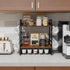 3 Countertop, 12 Coffee Bar Organizer, Tier Coffee Station Organizer for Mug Cup Holder Stand with Hooks, with K Cup