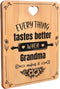 Engraved Bamboo Cutting Board Gifts for Grandma, Touching Sayings, Birthday Gifts for Grandma