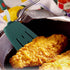 Silicone Spatula Set of 2 - Tenta Kitchen Slotted Angle Spatula, Round Pancake Spatula, Heat Resistant