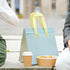 120 (9.5 9.5 6 (120, 24x24x15) Pcs Insulated Take Out Bags Bulk in Thermal Insulation Lunch Bag for Hot Cold Food Pizza