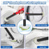 30 Disposable Toilet Brush Kit with Refills, No-Touch Toilet Wand Cleaning System, Wall Mounted Toilet Bowl Cleaner