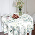 SuQKXCo 60 Inch Summer Spring Eucalyptus Leaves Round Tablecloth Tablecover Waterproof Table Cloth for Kitchen Home