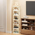 8 Closet Kitstorack Vertical Shoe Rack: Tiers Stackable Shoe Rack for DIY Free Standing Shoe Organizer Small Shoe Shelf