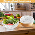 2Pcs Reusable Bowl Covers for Bread Proofing, Adjustable Elastic Bowl Covers for Rising Sourdough
