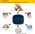 Asuprui Pouf Ottoman Unstuffed Ottoman Foot Rest Floor Pouf Round Pouf Seat Floor Bean Bag Chair Foldable Floor Chair