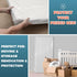 Storage Standard 4-Mil 66 29 7 Inches, Crib Mattress Storage Bag - Waterproof & Reusable Mattress Bags for Moving