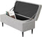 KRFOONN Rectangle Ottoman Covers Stretch Folding Storage Ottoman Bench Cover Printed Storage