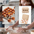 Ccuiicy 20 Pack 3x4 Egg Cartons Bulk, Style Reusable Empty Natural Paper Pulp Egg Cartons, Sturdy Design Egg Holder