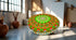 22" CRAFT KALA Round Mandala Comfort Meditation Floor Pillow Cover, Large Pillows Seating Cover for Adults, Cushions
