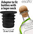 6 Set, 1 Inch/25mm Esatto Liquor Pourer Adapters - Pieces Perfect for Large Olive Oil Bottles and Liquor Bottles - Up