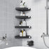 Sotfamily Plastic Shower Caddy Corner (for 90 Only), 4 Pack Adhesive Corner