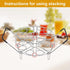 Stackable Egg Steamer Rack, BiaoGan Egg Cooking Rack with Heat Resistant Silicone Handles for Instant Pot Accessories