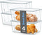 Hudgan 4 Pack Bread Box for Kitchen Countertop, Bread Storage Container with