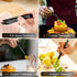 JETKONG 6 Pcs Cooking Tweezer Tongs, 12'' and 6.3" Stainless Steel Set for Cooking, BBQ, Seafood
