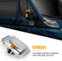 Driver Left Side Mirror Indicator Turn Signal Light Housing for Ram ProMaster 1500 2500 3500 2010-2023