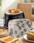 Toaster Dust Cover with Pockets, Tropical Plant Palm Tree Summer Beach Soft Washable 2 Slice Cover, Dust-proof
