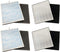 Nispira True HEPA Replacement Filter Set for Renpho Air Purifier RP-AP001/ RP-AP001S/ RP-AP002, 2 Packs