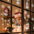 9 Sheet Christmas Window Clings, Snowman Window Decals, Snowflake Stickers for Holiday Party Decorations
