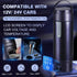 Heater,12V/24V 6 Dry,16oz Vacuum Insulated Car Electric Kettle,Miicasa Stainless Steel Tumbler Car Water Water Boiler