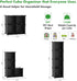 4-Cube Closet 24.8" 12.4" 24.8" SHS04A C&AHOME Cube Storage Organizer, Shelves Units, Cabinet, DIY Plastic Modular Book