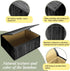 Wicker Basket with Lid, Bamboo Storage Box for Shelf, Decorative Rectangle Basket with Lid Organizer for Bedroom,