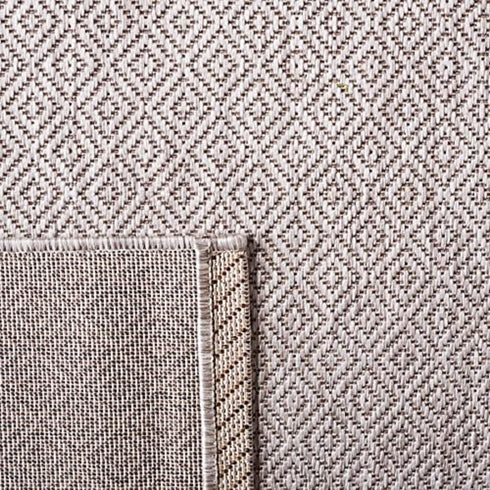 SAFAVIEH Courtyard Collection 2'7" x 5' Indoor-Outdoor Area Rug | Beige / Beige CY8520 | Waterproof Easy-Cleaning
