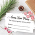 KONKAVA 3.5" 2") 50 Guess How Many Game Cards, Baby Shower Bridal Shower Game Cards (Pink Rose x Pieces