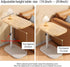 360 Pedestal Adjustable c Table for Small SpacesC Shaped End Table Desktop can Turn and The Height of The Sofa Small TV