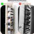 Over the Door Organizer 5 Tiers, Extra Large Storage with 10 Compartments, 50 lbs Capacity for Closet, Diaper Organizer