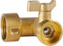 AuySier 90 Elbow Elbow 3/4" Brass Degree Hose for RV, Garden Hose Connector with Shut Off Valves, Garden Hose