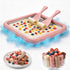 Rolled Ice Cream Maker,304 Stainless Steel Instant Ice Cream Machine with Ice