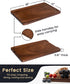 Countertop, 18x12 inch Axeman Walnut Wood Cutting Board with Juice Groove for Kitchen Tick American Black-Walnut Wooden