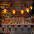 C7 25FT 25 Bulbs, Orange Halloween Lights Outdoor, LED String Lights with Waterproof Fall Thanksgiving Decor for Patio