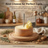 Girolle Cheese Curler Wheel For Tte de Moine, Chocolate & Butter Curls | Sharp Blade, Solid Wood Base | Perfect