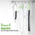 3-Piece Set, Upgraded Cleaning Brush Kit - Flexible Drain Brush, Crevice Brush with Nie, Ideal for Kitchen, Bathroom