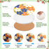 12 12 Potchen Pcs Flower Coasters Color Your Own Coaster Ceramic DIY Kits for Adults Absorbent Spring Floral Drink