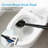 Set, 1 Pack Sellemer Toilet Brush and Plunger Curved Design Head for Deep Cleaning, Heavy Duty Toilet Bowl Brush