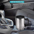 Electric Heating Cup, Stainless Steel Travel Coffee Tea Warmer Mug, 12V Auto Charger, Insulated Thermos, 450ml