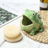 Ceramic Kitchen Scrubby Sponge Holder , Art Frog Collection, Adorable Home & Kitchen Decor